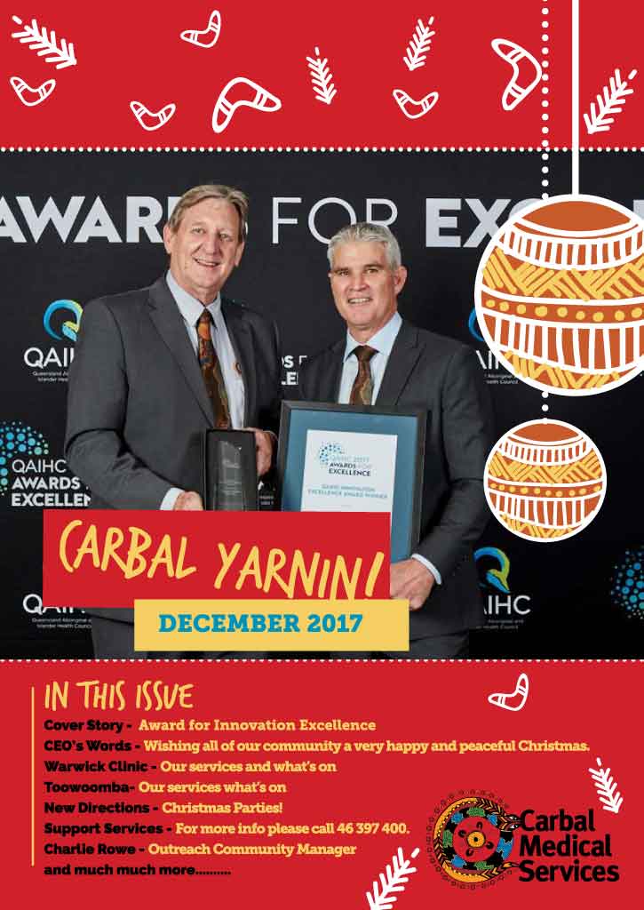 Carbal Yarnin' Newsletter - December 2017