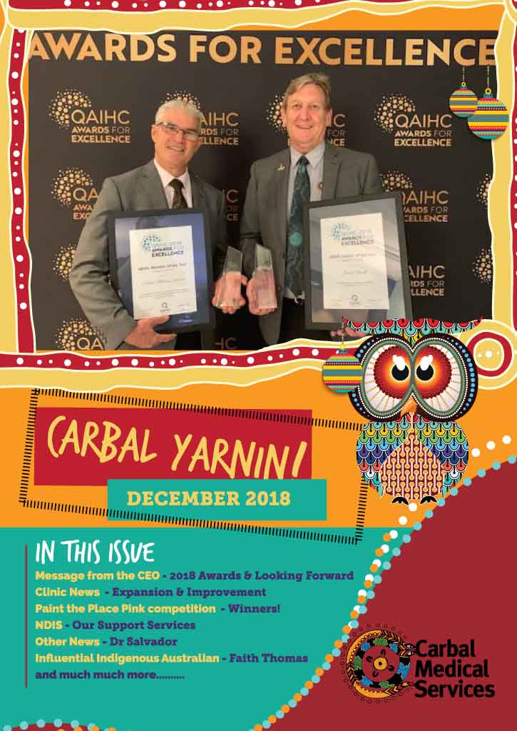 Carbal Yarnin' Newsletter - December 2018